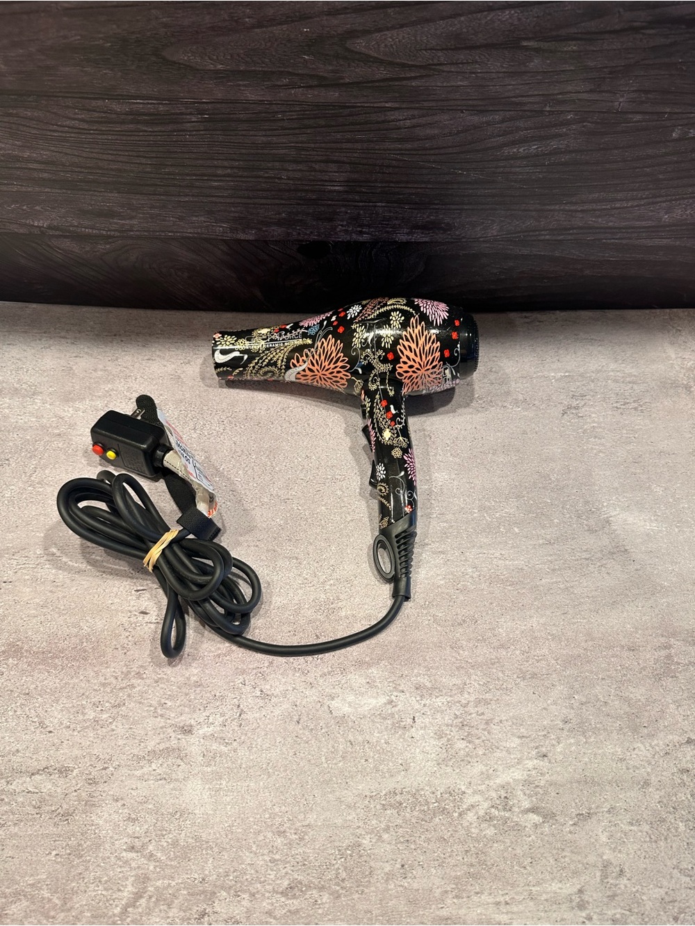 Gem Force Intense Ionic Ceramic Science Hair Dryer Floral Paisley 1600W